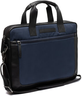 Chesterfield The Chesterfield Brand Narvik - Leren Laptoptas - Navy Blauw