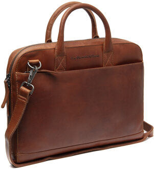 Chesterfield The Chesterfield Brand Tilbury - Leren Laptoptas tot 14 inch - Cognac Bruin