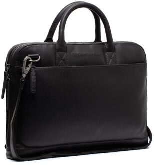Chesterfield The Chesterfield Brand Tilbury - Leren Laptoptas tot 14 inch - Zwart