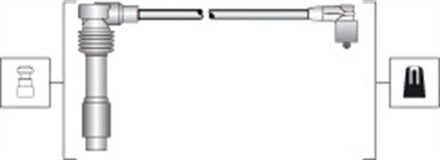 Chevrolet Bougiekabelset MSK1294