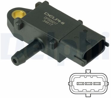 Chevrolet Capteur De Pression Des Gaz D Echap DPS00017