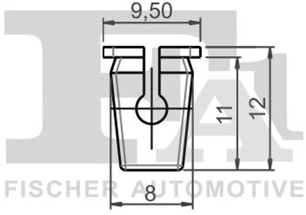 Chevrolet Clip, sier- /beschermingslijst 12600035