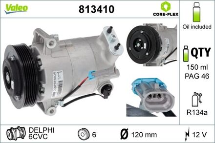 Chevrolet Compressor, airconditioning 813410
