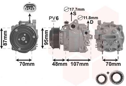 Chevrolet Compressor, airconditioning *** IR PLUS *** 3700K659