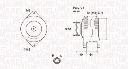 Chevrolet Dynamo / Alternator MQA2023
