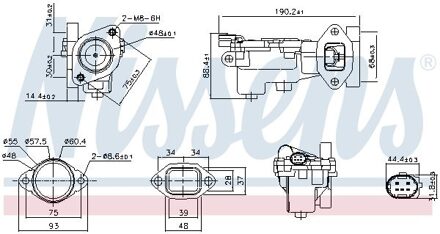 Chevrolet EGR-klep 98519