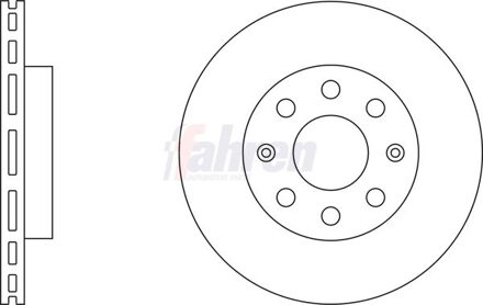 Chevrolet Fahren Remschijf FBD6386