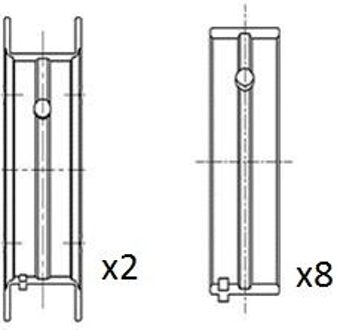 Chevrolet Hoofdlager BM1037STD