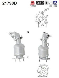 Chevrolet Katalysator 21790D