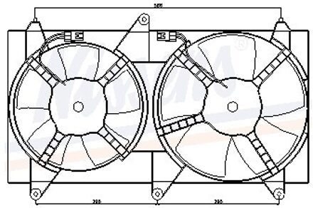 Chevrolet Koelventilator 85611