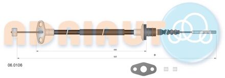 Chevrolet Koppelingkabel 060106