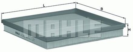 Chevrolet Luchtfilter LX2881