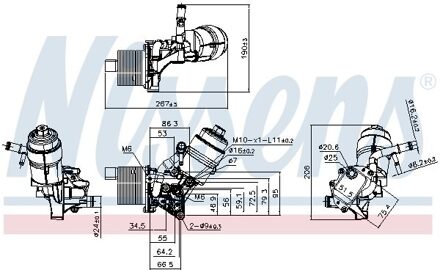 Chevrolet Oil cooler 91161