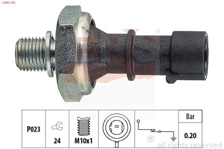 Chevrolet Oliedruksensor 1800170