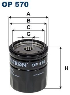 Chevrolet Oliefilter OP570