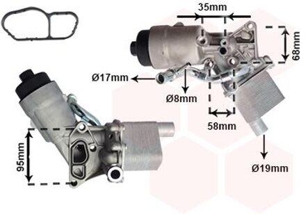 Chevrolet Oliekoeler, motorolie 37013718