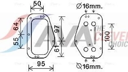 Chevrolet Oliekoeler, motorolie OL3684