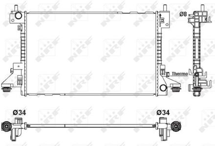 Chevrolet Radiateur 53160