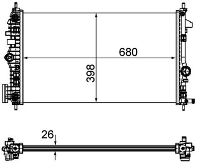Chevrolet Radiateur CR1103000P