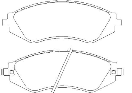 Chevrolet Remblokken set 2323401