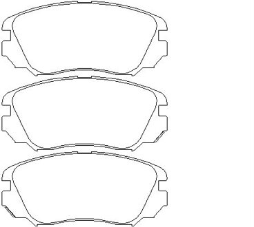 Chevrolet Remblokken set 2441501