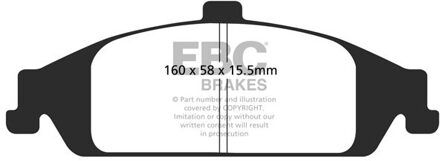 Chevrolet Remblokkenset Greenstuff DP21243