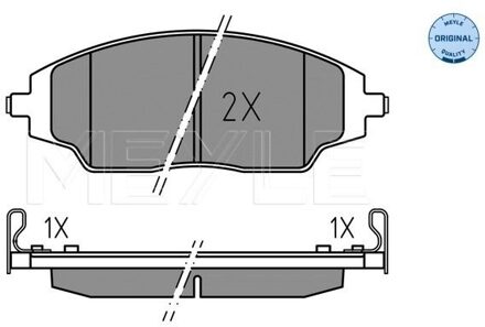 Chevrolet Remblokkenset, schijfrem 0252572218
