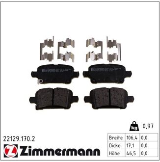 Chevrolet Remblokkenset, schijfrem 221291702