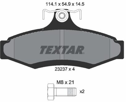 Chevrolet Remblokkenset, schijfrem 2323701