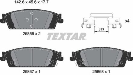 Chevrolet Remblokkenset, schijfrem 2586601