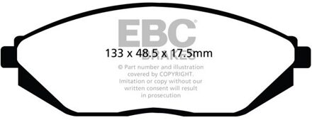 Chevrolet Remblokkenset, schijfrem DPX2097