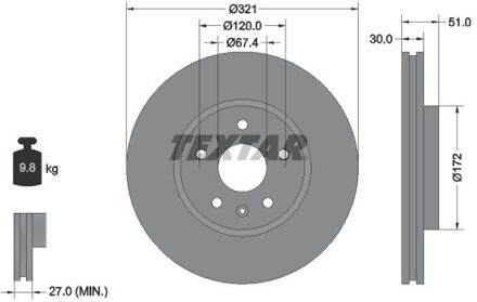 Chevrolet Remschijf 92187005