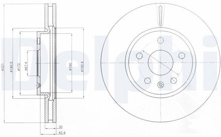 Chevrolet Remschijf BG4189C
