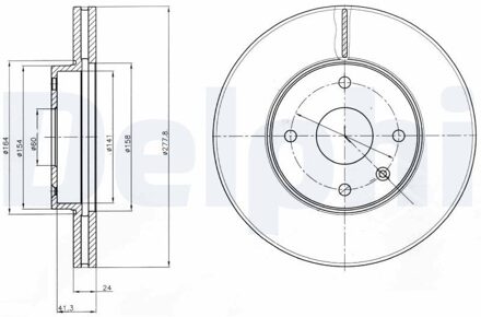 Chevrolet Remschijf BG4193