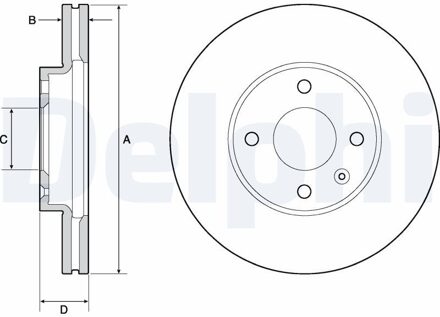 Chevrolet Remschijf BG4671C