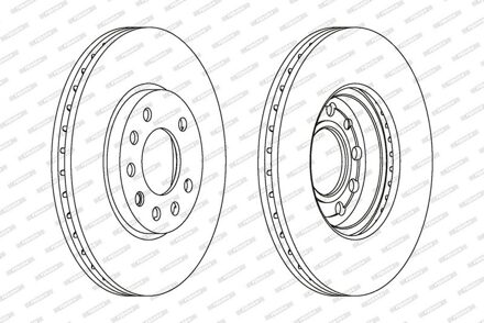 Chevrolet Remschijf DDF1042C