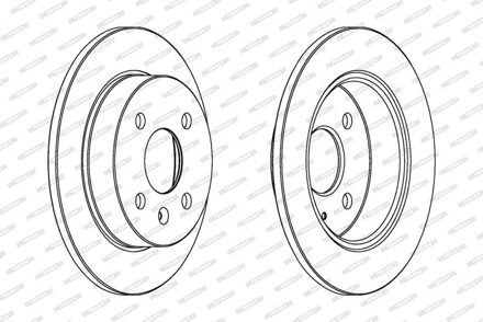 Chevrolet Remschijf DDF1043C