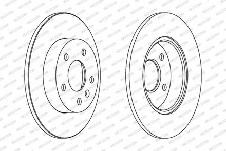 Chevrolet Remschijf DDF1044C