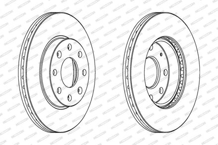 Chevrolet Remschijf DDF1279C