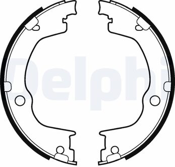 Chevrolet Remschoenset, parkeerrem LS2106