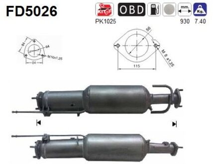 Chevrolet Roetfilter FD5026