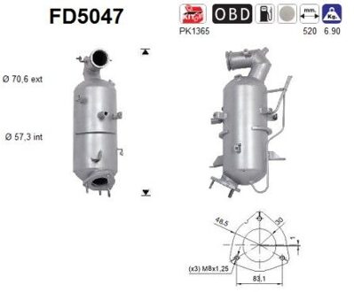 Chevrolet Roetfilter FD5047