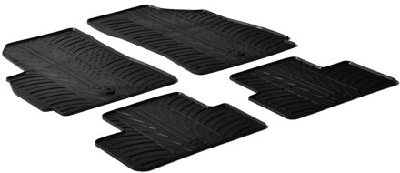 Chevrolet Rubbermatten passend voor Chevrolet Orlando 2010- (T profiel 4-delig + montageclips)