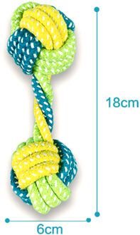 Chew Tandjes Speelgoed Katoenen Touw Hond Speelgoed Knoop Puppy Huisdier Bal Voor Kleine Medium Grote Honden Dierbenodigdheden Cleaning Tanden speelgoed Grijs