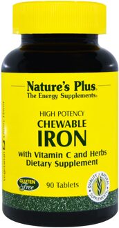 Chewable Iron, Cherry Flavor (90 Tablets) - Nature's Plus