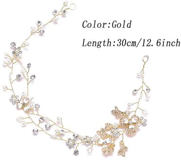Chic Bloem Crystal Parels Zilver Rose Goud Hoofddeksels Bruiloft Ornamenten Schoonheid Zachte Bruid Accessoires Voor Vrouwen