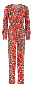 Chic Inka Jumpsuit voor Vrouwen Lofty Manner , Red , Dames - L,M,S,Xs