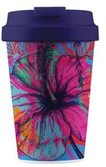 Chic.Mic BioLoco eco drinkbeker Psychedelic garden 350 ML Multi color