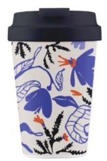 Chic.Mic bioloco pla/plant beker to go - black fern