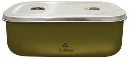 Chic.Mic Bioloco rvs sky lunchbox khaki met ventiel Kaki